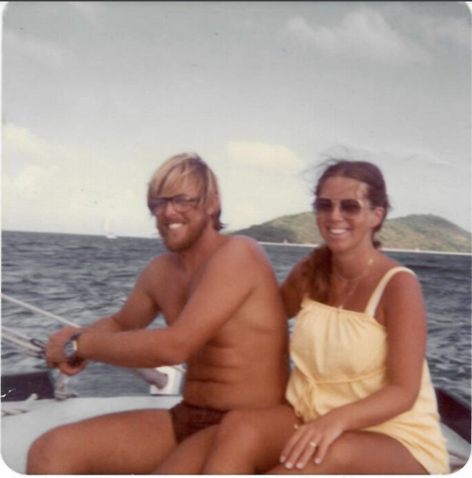 Capt. Ray and Ann c.1979,  St. Croix, USVI.
